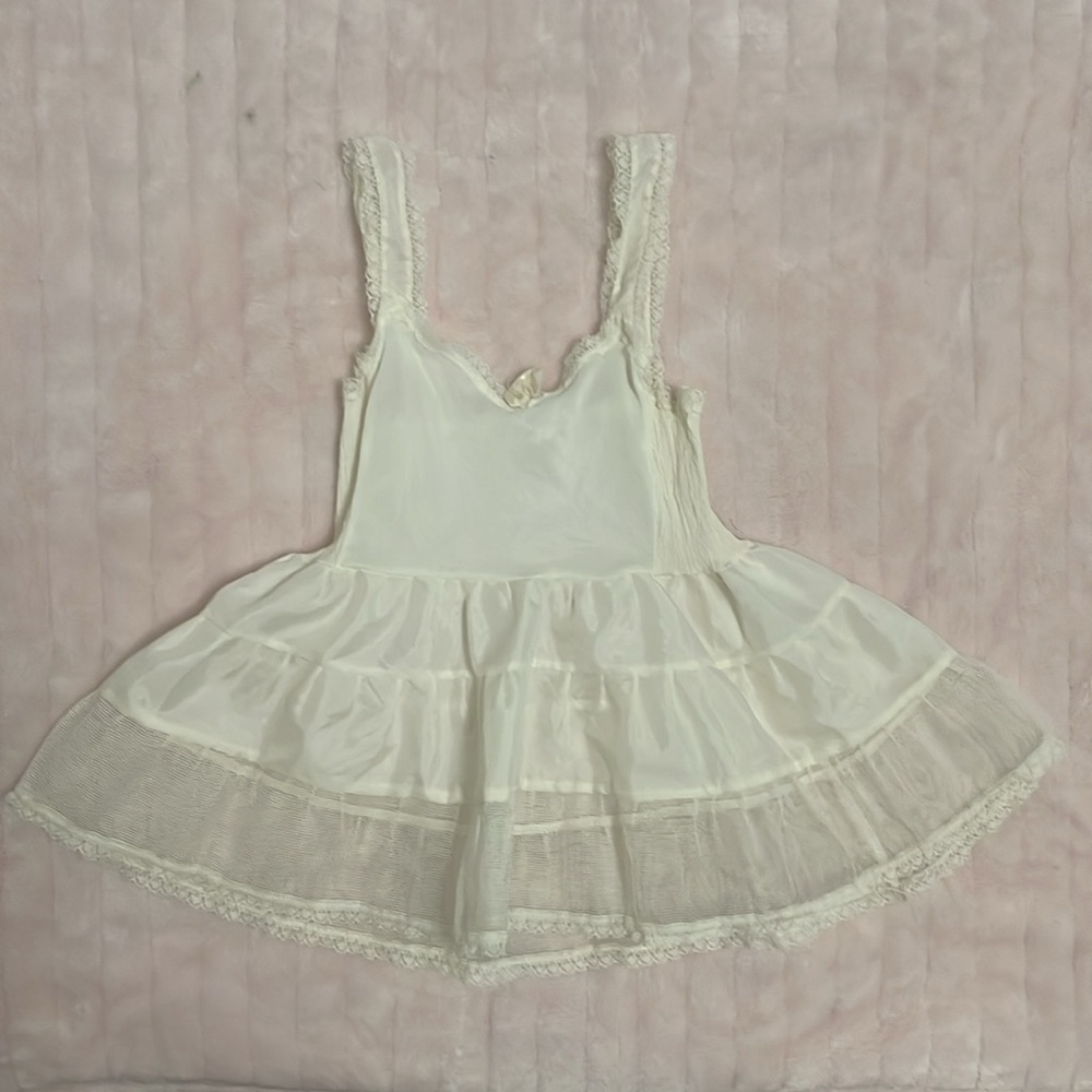 Vintage 1950 Child’s Undergarment Stones Wear 107 Dress Slip 6-12